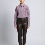 ÇİZGİLİ MODAL GÖMLEK