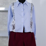 İNCİ DETAYLI GÖMLEK