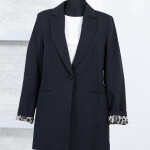 LEOPAR DETAYLI BLAZER CEKET
