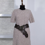 AÇIK KAHVE TRİKO ELBİSE